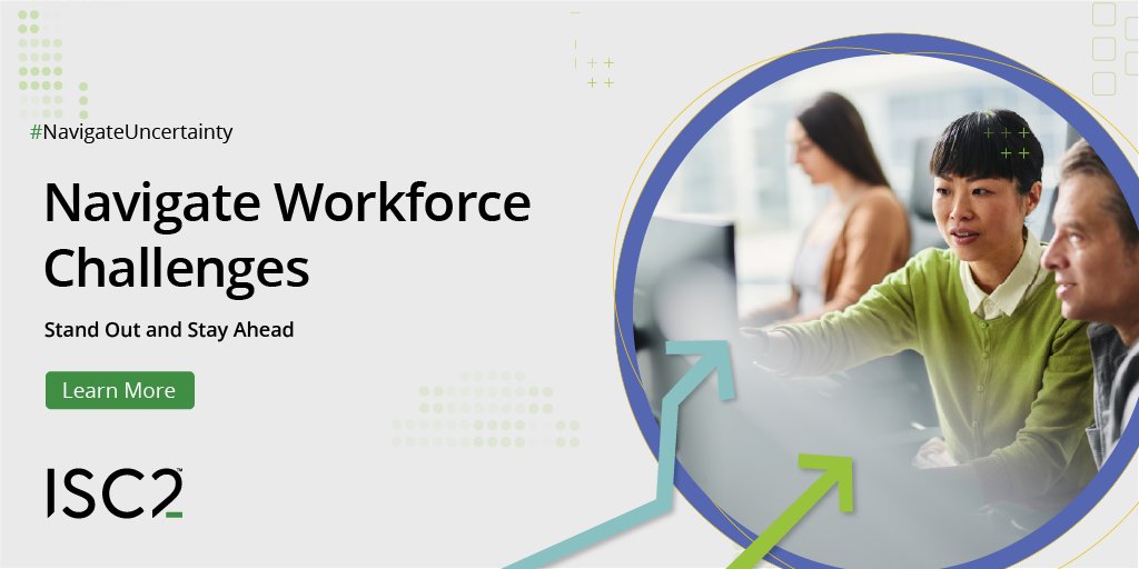 ISC2's tweet image. Secure your cybersecurity career. Secure your team. Secure your future with our new hub – featuring helpful guidance, industry research and strategies. 

Explore now: ow.ly/3zeu50XqQ9C

#NavigateUncertainty