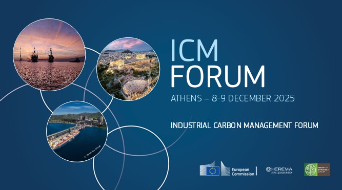 The #ICMForum 2025 will dive into the crucial topics defining Industrial #CarbonManagement, including discussions on CO2 storage target, regulatory principles, bottom-up modelling for CO2, permitting &amp; more!

🗓️ 8-9/12 in Athens

Agenda &amp; registration ➜ link.europa.eu/JGCChr