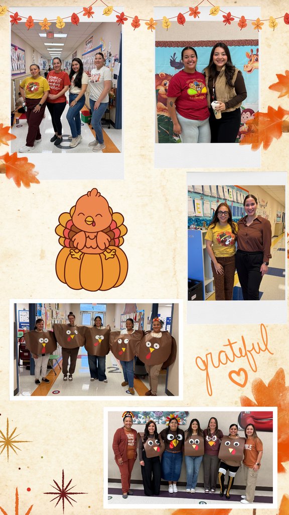 Gobble Squad Goals! Bringing all the turkey vibes and fall colors today! <a href="/ChannelviewISD/">Channelview Independent School District</a>