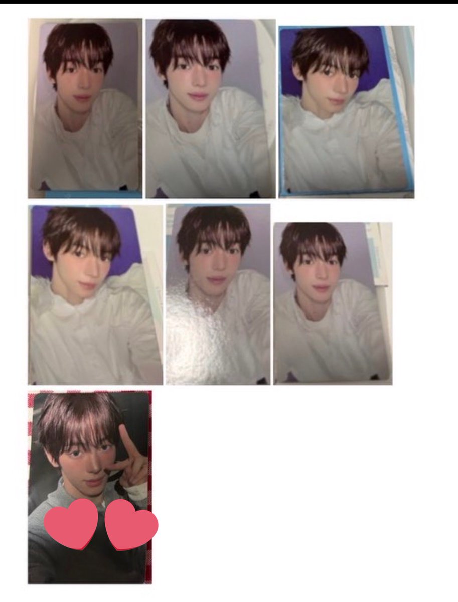 pvk_x5's tweet photo. @ylrlhq_o0 お返事遅くなり申し訳ありません。シニュ既に交換決まったものが多く、こちら1⇔1で交換可能でしょうか？ご検討よろしくお願いいたします。 https://t.co/jqJblSiqL0