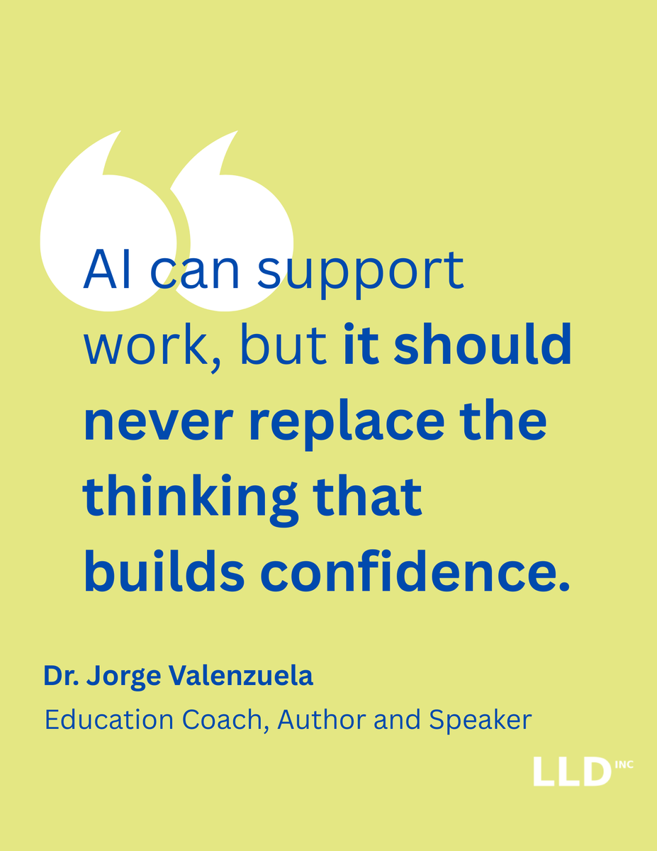JorgeDoesPBL's tweet photo. AI can elevate student work, but it should never replace the thinking that builds confidence and judgment.
Intentional use leads to stronger learners, not shortcuts.
#EmotionallyIntelligentLeadership #LifelongLearningDefined #Education #PBLplus #InstructionalLeadership #Leadership #JorgeDoesPBL @MPA_GOJAGUARS @thewrightleader