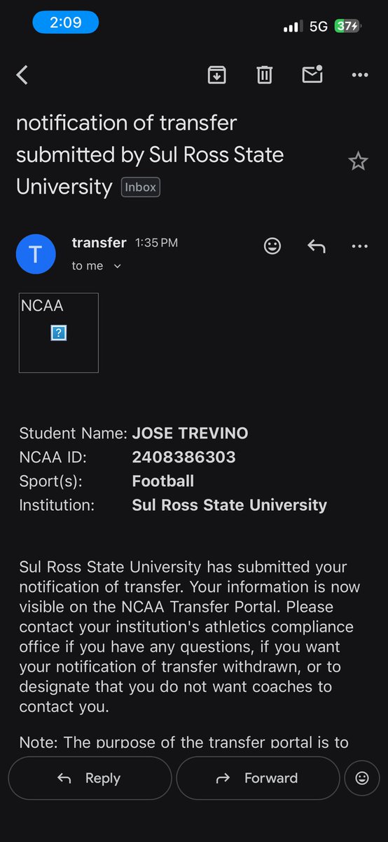 Jose Trevino tweet media