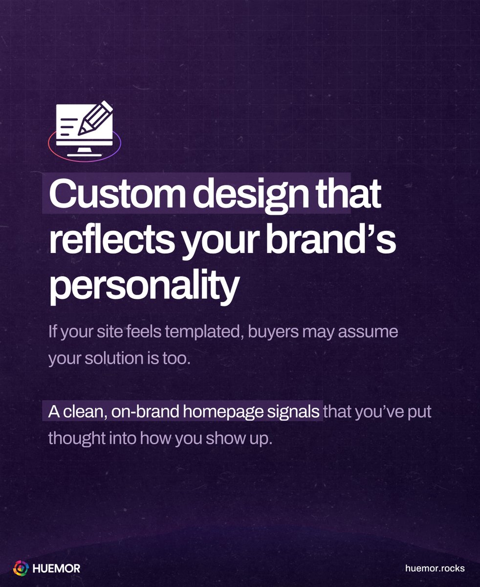 HuemorDesigns's tweet image. → Custom design that reflects your brand’s personality