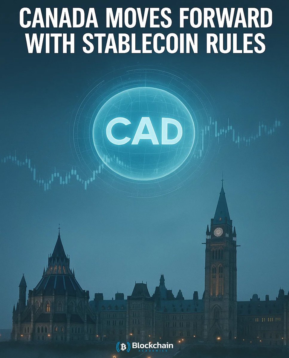 🇨🇦 Canada Advances Stablecoin Policy

Canada approved a new budget that pushes forward national rules for stablecoins, aiming to balance innovation with tighter oversight.

#CryptoNews #Canada #Stablecoins