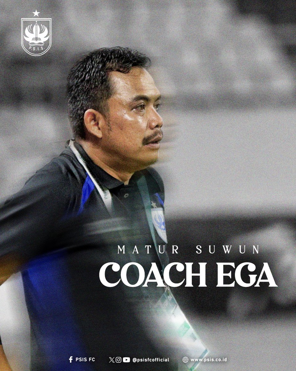 psisfcofficial's tweet image. PSIS Semarang resmi memberhentikan pelatih kepala Coach Ega Raka sebagai bentuk evaluasi menyeluruh yang dilakukan manajemen PSIS saat ini. Pengumuman tentang pelatih kepala PSIS yang baru akan segera diinformasikan. 

Matursuwun Coach Ega.

#PSIS