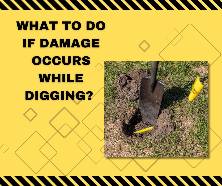 Even the most cautious excavator can occasionally cause damage to a buried line. If a utility line is damaged, state law requires that the person responsible to notify the affected utility and then contact JULIE at 811.  See ow.ly/Fg5T50XtHgP.  #JULIEBeforeYouDig  #Call811