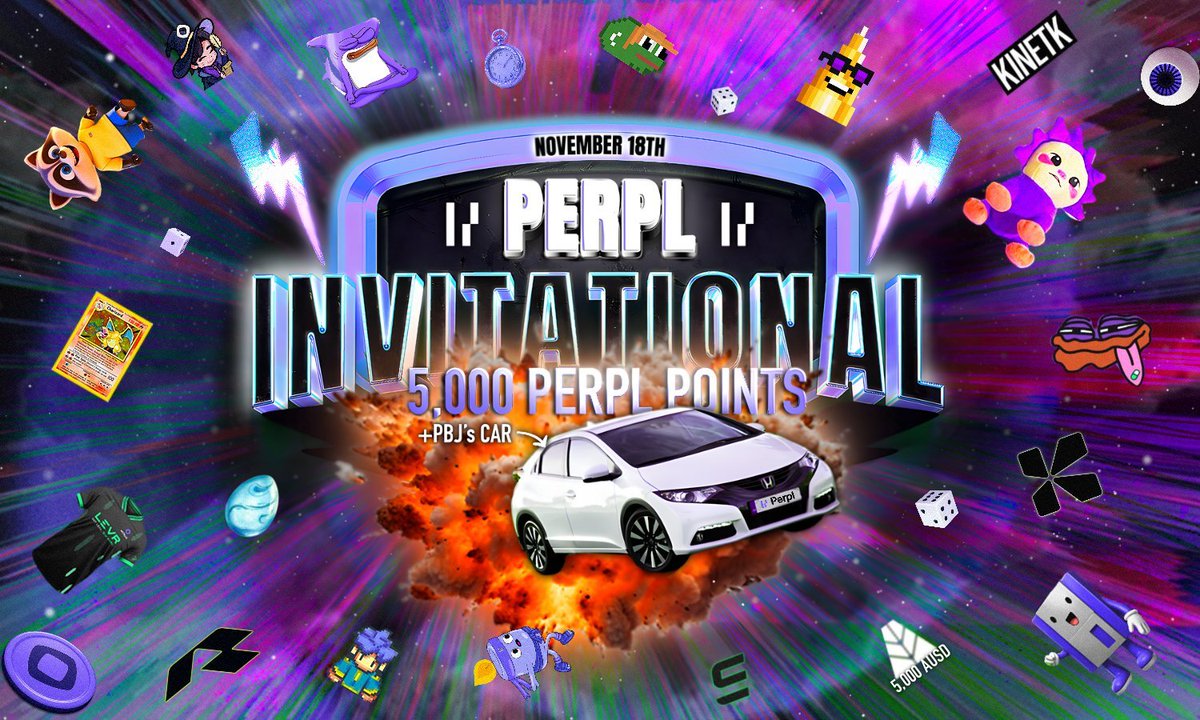 the first perpl invitational is LIVE

can't wait to see who's gonna win PBJ's gently used honda