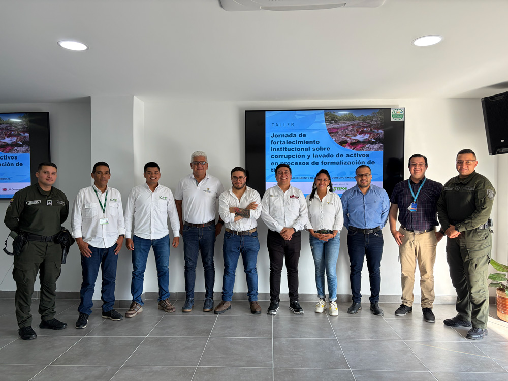 NRSColombia's tweet image. #Colombia 🇨🇴 | En Puerto Asís, Putumayo, realizamos la Jornada de fortalecimiento institucional sobre corrupción y #LavadoDeActivos en procesos de formalización de tierras.🌱
Actividad liderada por @UNODCROCOL con el apoyo de @UKinColombia y en articulación con @Supernotariado