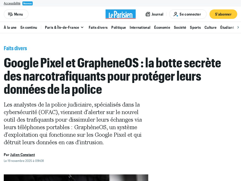 StarkPrivacy's tweet image. 📱Sigue el desprestigio a GrapheneOS, esta vez en Francia

El artículo de LeParisien, en Francia, dice así:
Google Pixel y GrapheneOS:

&quot;El arma secreta de los narcotraficantes para proteger sus datos de la policía&quot;

Como ya hemos comentado alguna vez, esto ya sucedió en un…