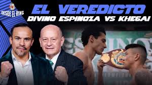 ecamarena1's tweet photo. El tapatío @DivinoEspinoza noqueó al ucraniano Arnold Khegai con tremenda paliza, en la cuarta defensa de su Corona Pluma @WorldBoxingOrg. Les comparto nuestros puntos de vista "Desde el Ring". https://t.co/bfWHfeKITl https://t.co/ErGoNzyDfO
