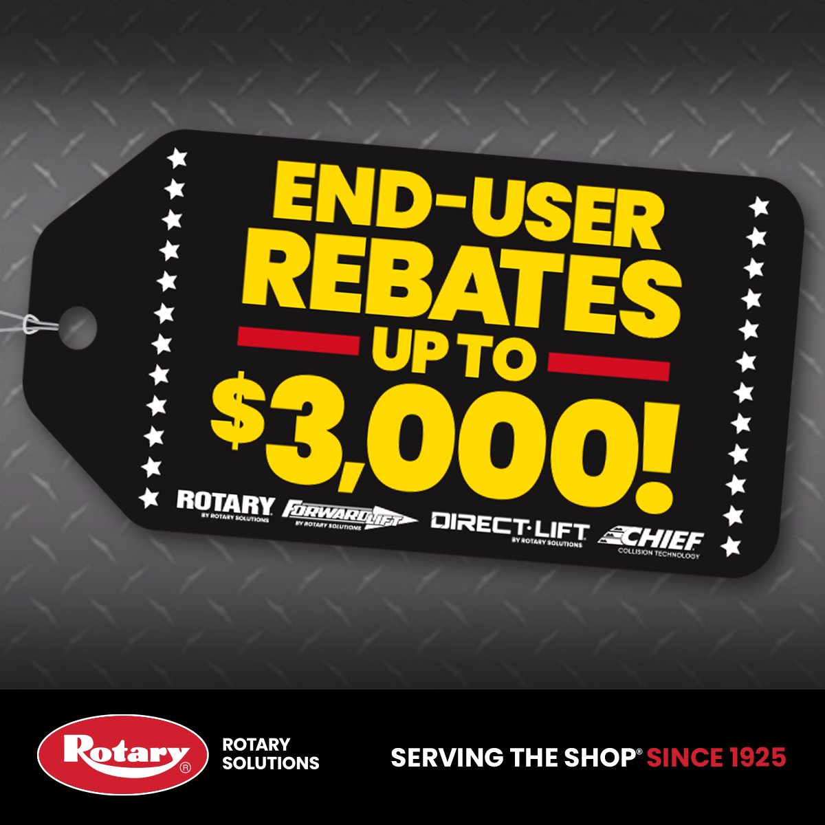 directlift's tweet photo. Lifts, welders, aligners, and more! Explore our rebates today and earn up to $3,000 with your qualified purchase.

https://t.co/3FXf0TaTex https://t.co/OASFb1veRX