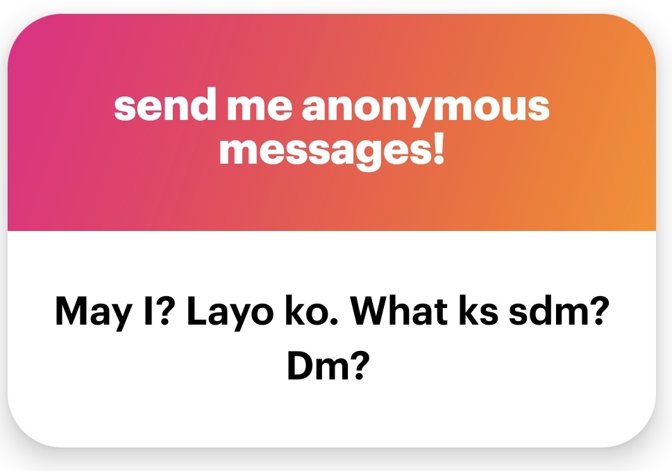 rdcbbaby's tweet image. WAIT ANON SERYOSO KA BA WGUWIAKSK37*#*#&amp;gt;÷&amp;gt;292

(sdm - parang secret dm ata ibig sabihin? like you tell a seller you want to buy someone a pc/merch for someone else pero di niya sabihin sino yung gift giver)(WGEHUWIWI)