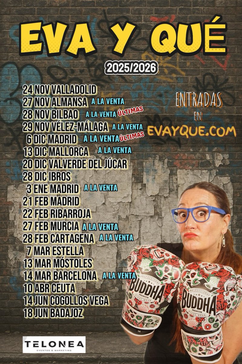 ¿Dónde nos vemos? 😎
Entradas en EVAYQUE.COM
