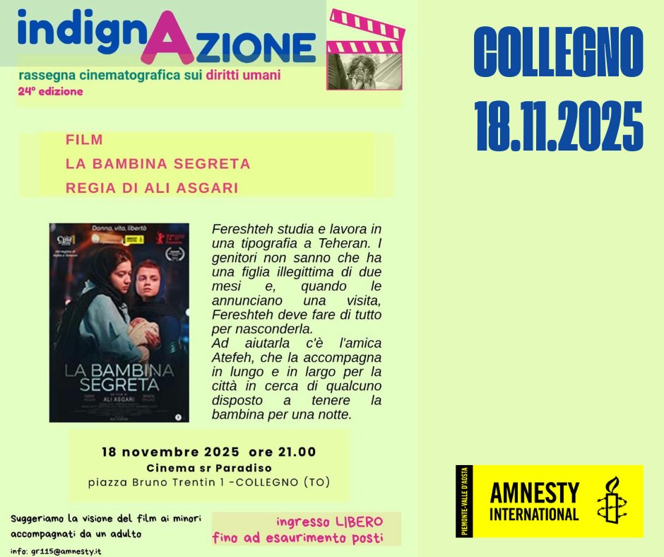 Amnesty International - Collegno tweet media