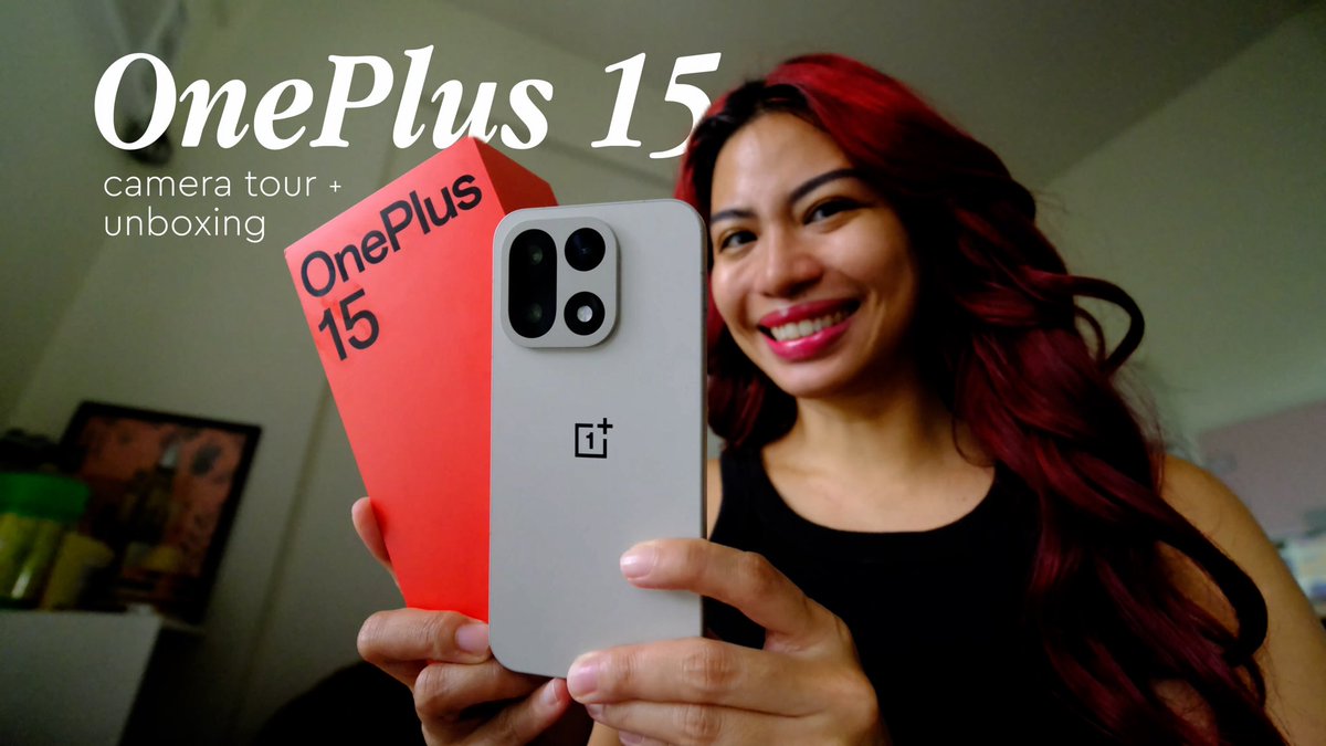 Our first look at the #OnePlus15! 

WATCH: youtu.be/zG6ezwFDm9I?si…