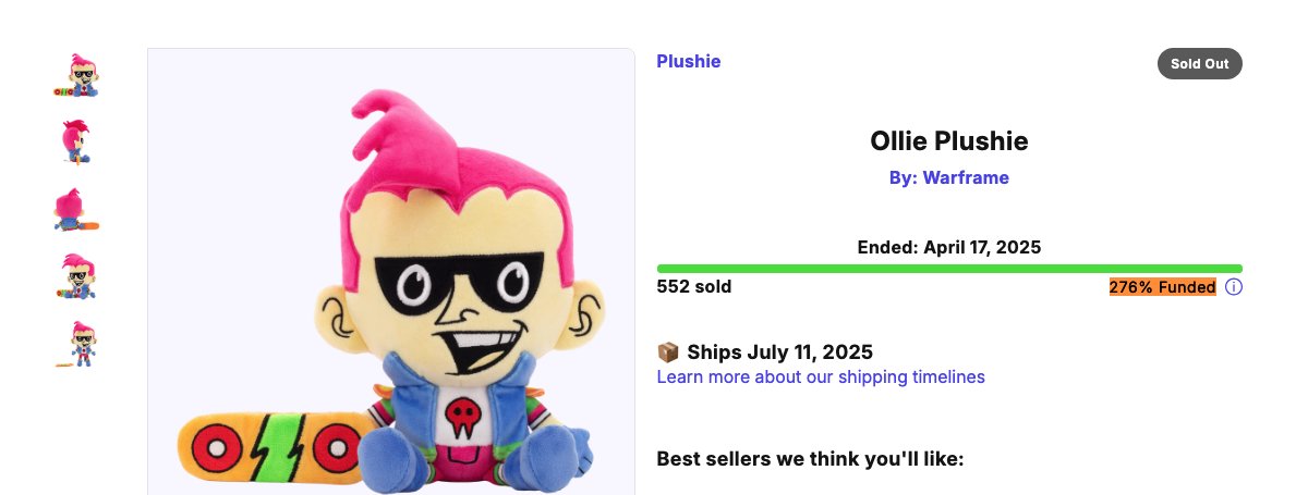 CoreyOnline's tweet image. Warframe community you are so cool