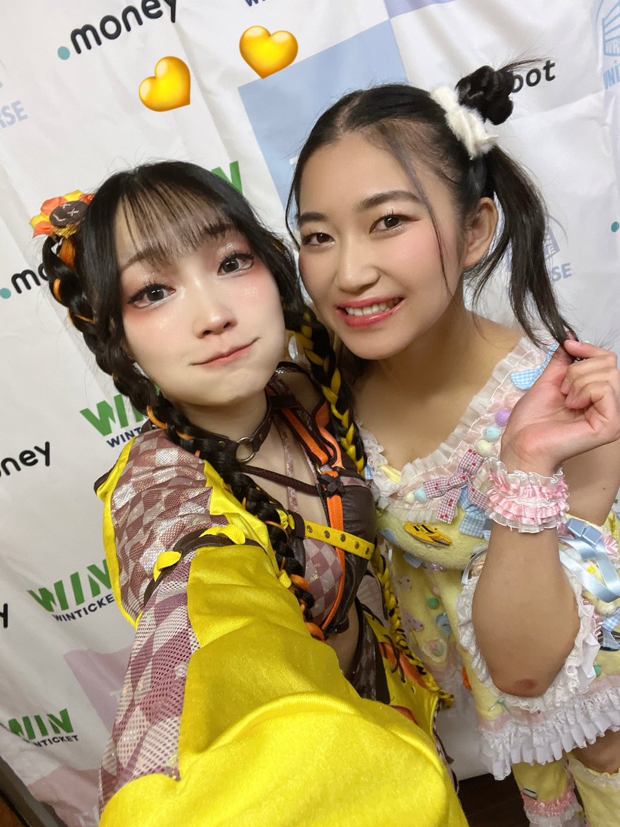 新木場大会ありがとうございましたっ🫶 97年イエロータッグ🚃🌻 同い年