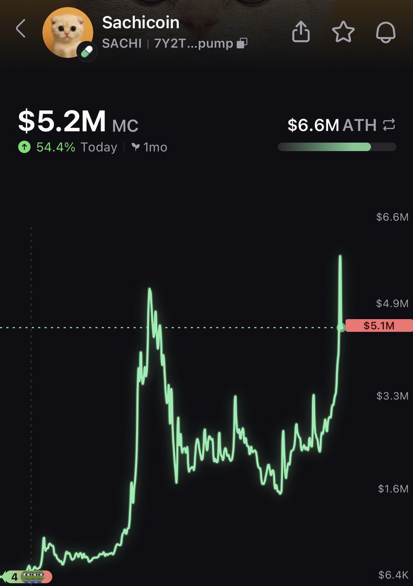 $SACHI new ATH inbound 

That was just the test pump