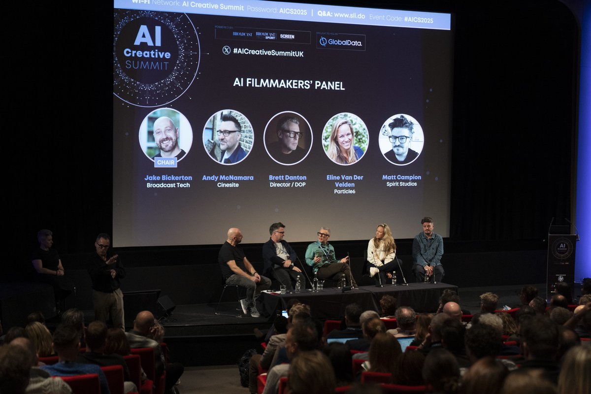 Broadcast_Tech's tweet image. Thank you to everyone who attended the #AICreativeSummitUK yesterday!

We were thrilled to see a packed audience joining us for a very informative day covering how best to use #AI in a #productive, #ethical and #efficient way in the #creative sector.

#AICreativeSummit #AICS