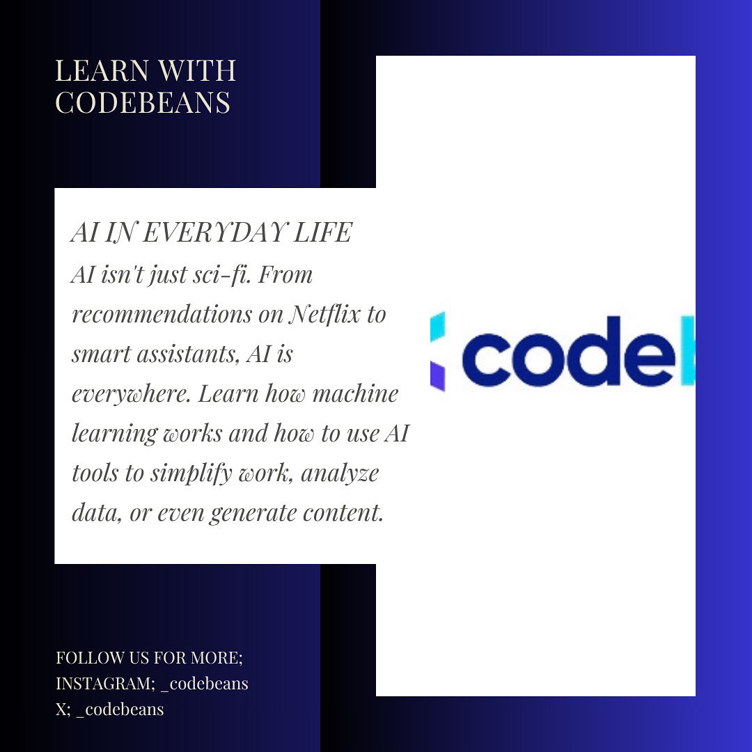 _codebeans's tweet image. AI is becoming as normal as breathing online. It helps us decide what to watch, what to buy, and how we work.
If you understand how it functions, you can turn it into a tool not a threat.

#TechSimplified #AIForEveryone #DigitalSkills #MachineLearningBasics #Codebeans