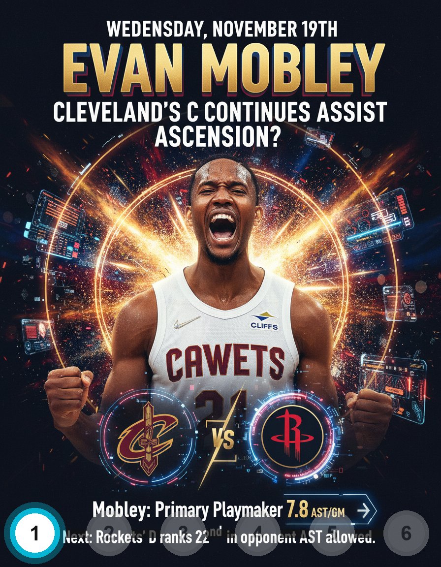 deepchampai's tweet image. 🏀 Evan Mobley NBA Spotlight
Evan Mobley is putting on a show for NBA against Houston Rockets.
Jeremiah Fears is on an absolute scoring rampage, averaging a blistering 27.4 points per game over his last 5 matchups.
Full slides &amp;amp; insights…
#NBA #DeepChampAI #EvanMobley #CLE #HOU