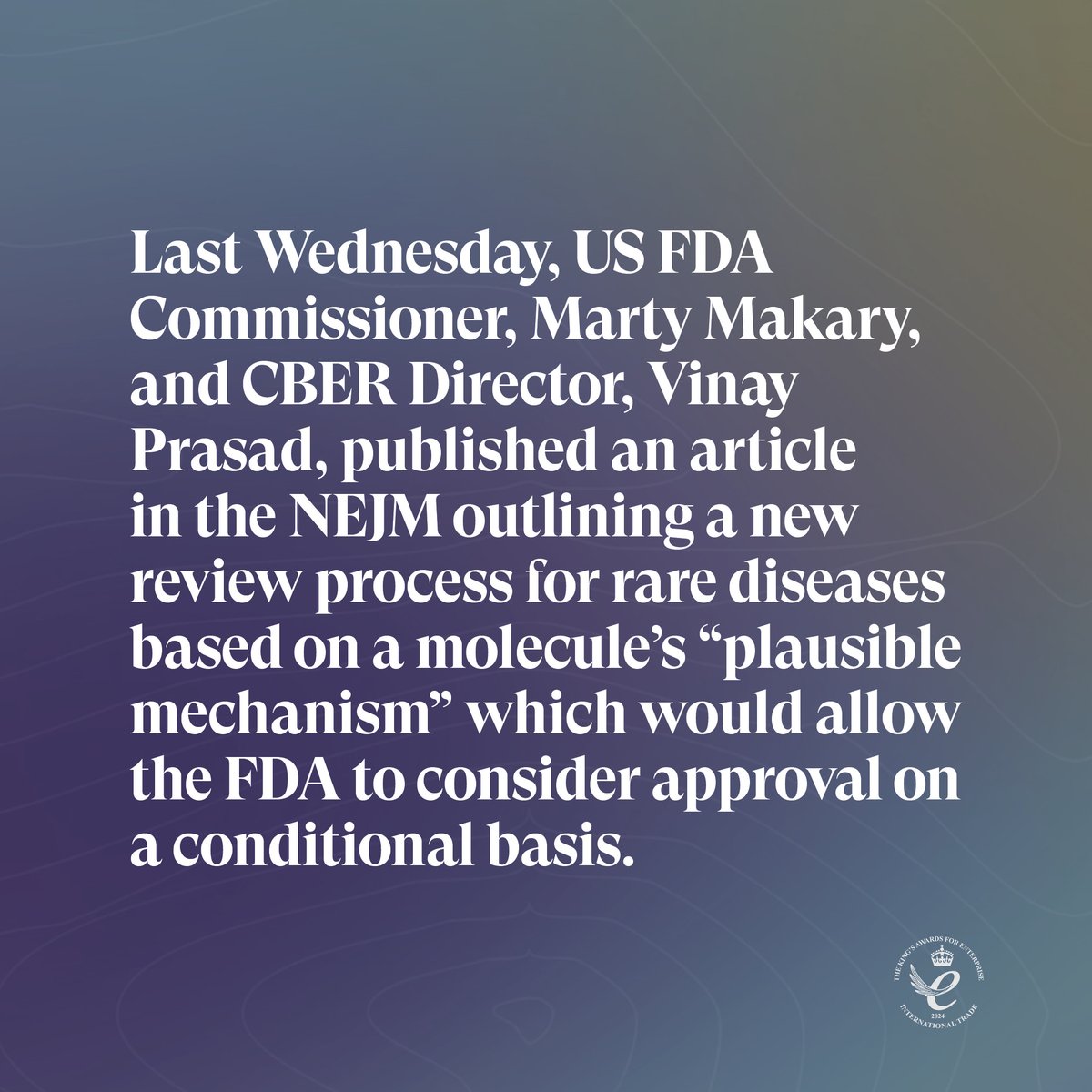 scendea's tweet image. The @US_FDA has announced the “plausible mechanism” approval pathway for certain personalised rare disease treatments. 
-
Read our new whitepaper to discover how the RDEP could accelerate your path to approval: scendea.com/articles/fdas-…
-
#whitepaper #drugdevelopment #RDEP