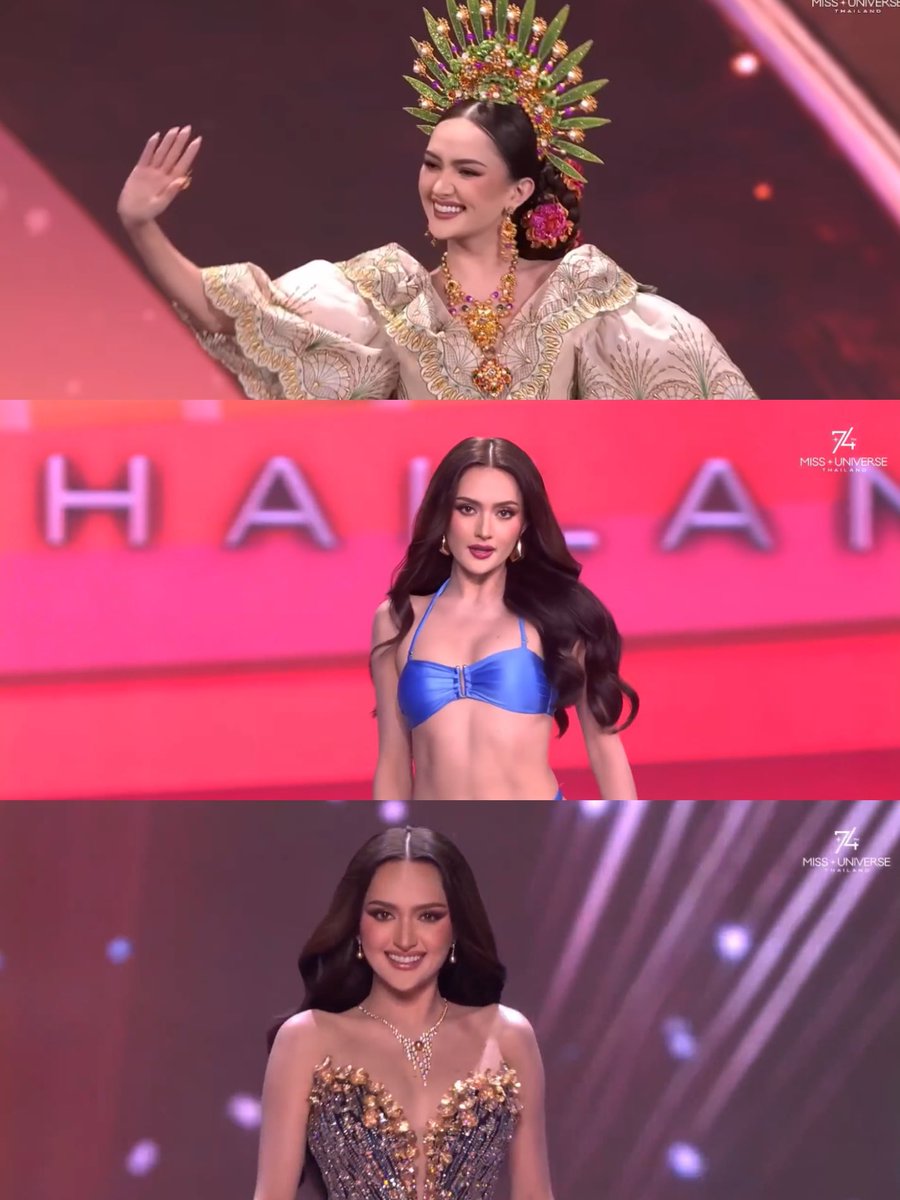 aaabdallah_'s tweet image. The first time since Catriona na may lumamon sa lahat ng rounds sa prelims #MissUniverse2025
