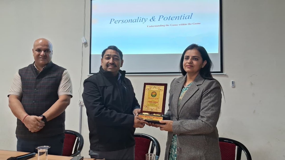 IamMinakshiSeh's tweet image. Sports | Spirit I Session - A Marvellous Day with State and National Medalists at Sports University of Haryana. Overwhelmed with 400 + students who attended, enjoyed and appreciated, my workshop.
#Keynote #speaker