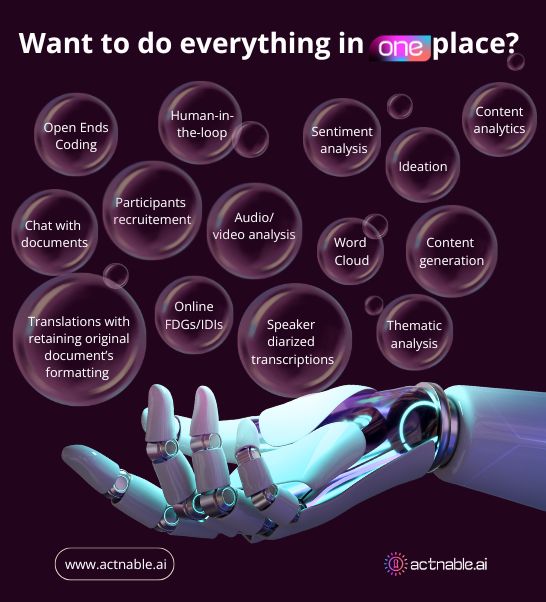 ActnableAI's tweet photo. 📢Drowning in dashboards and disconnected tools? Something unified- and built for you- is on the way...#marketresearch #innovation #ai #africa #mrx 
#actnableai https://t.co/MShuwYf0qc