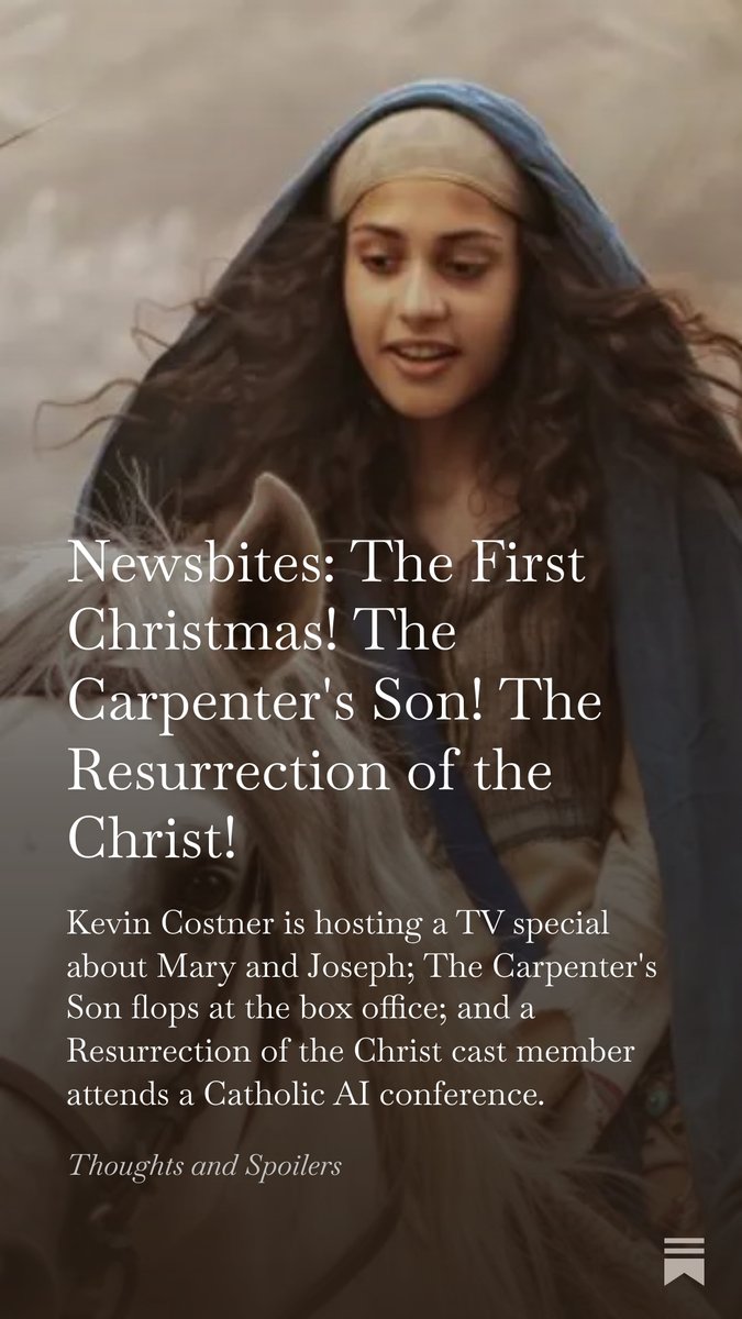 ptchat's tweet photo. Newsbites: Kevin Costner to host #TheFirstChristmas, directed by David L. Cunningham (#ToEndAllWars, #ThePathto911, etc.); #TheCarpentersSon has the worst opening of any Bible-movie in decades; a #FeartheWalkingDead actor is in #TheResurrectionoftheChrist. Link in next tweet. https://t.co/MVro1Oo5li