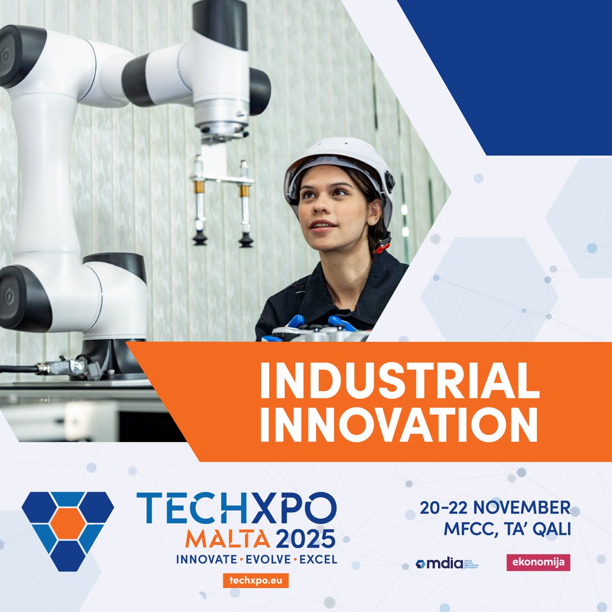 techxpoeu's tweet image. Shaping the Future of Industry 🏭

Experience Industrial Innovation at TECHXPO 2025! Explore cutting-edge advancements in automation, smart manufacturing, sustainable technologies, and AI-powered industrial solutions. 

🌐 techxpo.eu/tickets