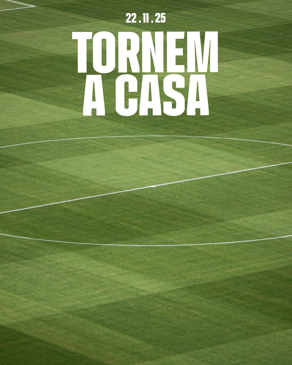 𝗧𝗢𝗥𝗡𝗘𝗠 𝗔 𝗖𝗔𝗦𝗔 🏟️

El saque de honor será especial… pero eso nos lo guardamos como sorpresa 😏