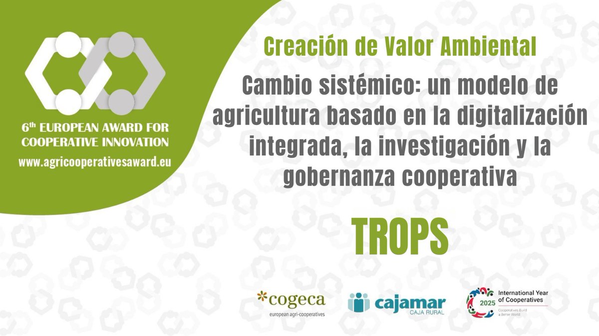 CoopsAgroES's tweet image. 🏆 Esta tarde Ángel Villafranca y @GabrielTrenzado en el @Europarl_ES en los #premios #europeos a la #Innovación #Cooperativa #COGECA @Cajamar
🙌 Muy orgullosos del gran papel de nuestras #cooperativas @VicasolSca @fTROPS
y #ProductoCooperativo #IYC2025  #AgriCoops #EACI25