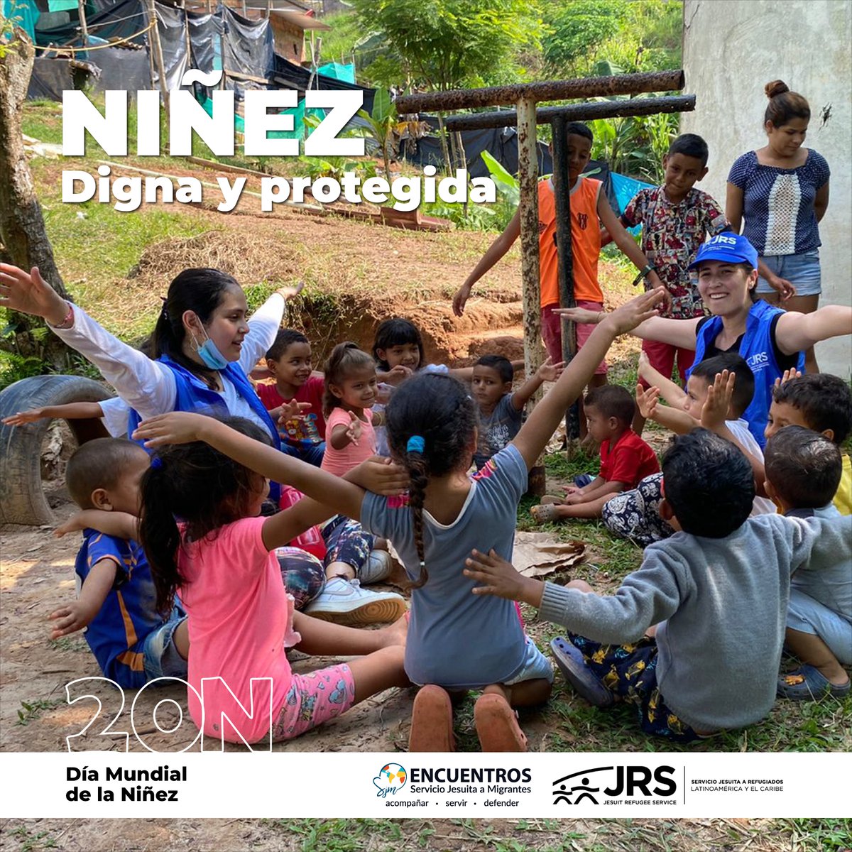 👧🏽🧒🏾 En #DíaMundialDeNiñez, la niñez refugiada y migrante en LAC enfrenta:
🔴 Reclutamiento forzado
🔴 Desapariciones
🔴 Sin acceso a educación (solo 44.9% en Perú estudia)
 
Urge garantizar:
✅ Interés Superior del Niño
✅ Educación y salud
 
#NiñezProtegida