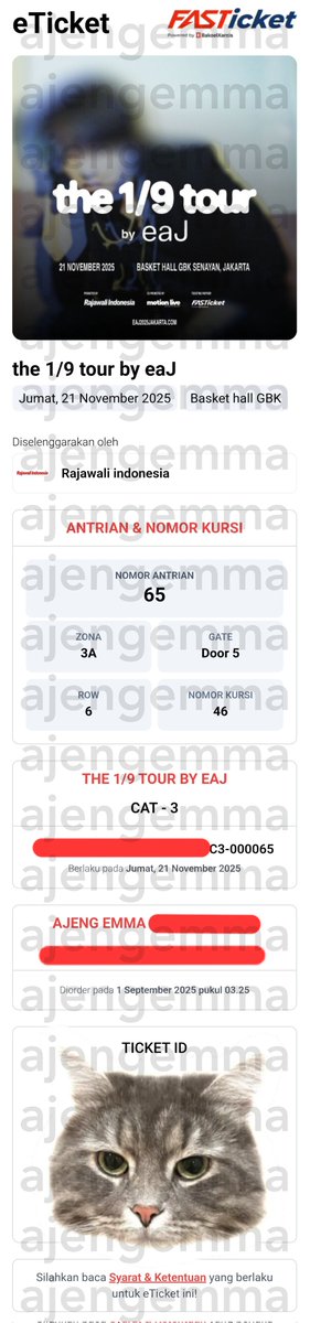 ajengemma's tweet image. Update nomor antrian dan nomor kursi.. boleh dinego ya, silakan yang minat langsung DM.