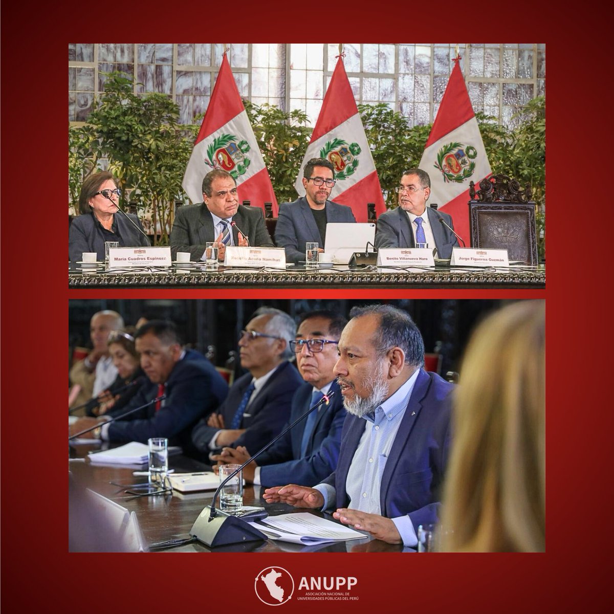 AnuppPeru's tweet image. 📩 | A solicitud de la Asociación Nacional de Universidades Públicas del Perú (ANUPP) y por iniciativa del SPR, José Jerí Oré, se llevó a cabo una trascendental Mesa Técnica entre los Ministerios de Educación y Economía, con la participación activa de las Universidades Públicas.…