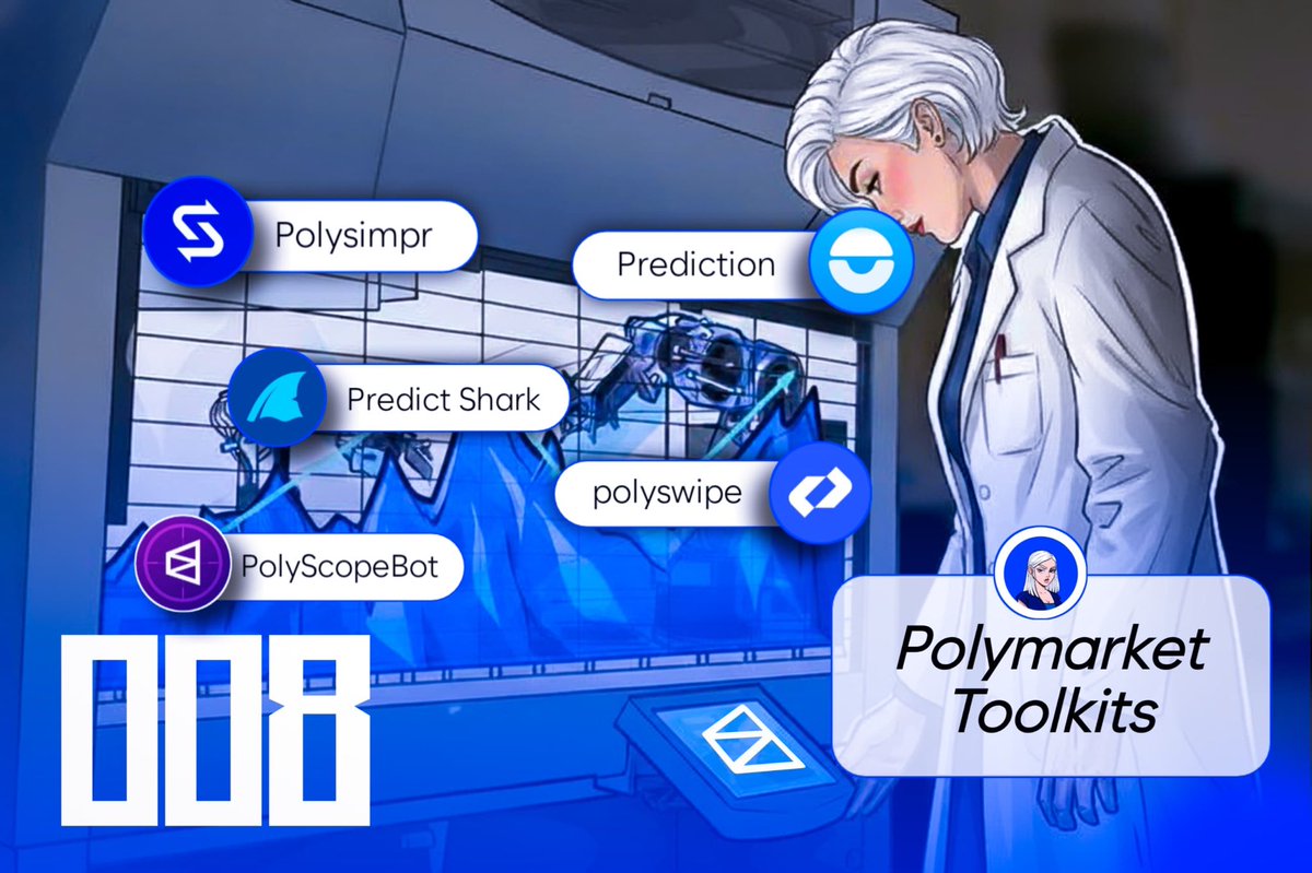 symply_nicole's tweet image. 𝐏𝐎𝐋𝐘𝐌𝐀𝐑𝐊𝐄𝐓 𝐓𝐎𝐎𝐋𝐊𝐈𝐓 𝐃𝐚𝐲 8

I explored every project with the @PolymarketBuild Badge, and I discovered so many interesting and unique projects currently building on @Polymarket 💙

Most of these apps make trading, tracking, and analyzing markets easier than…