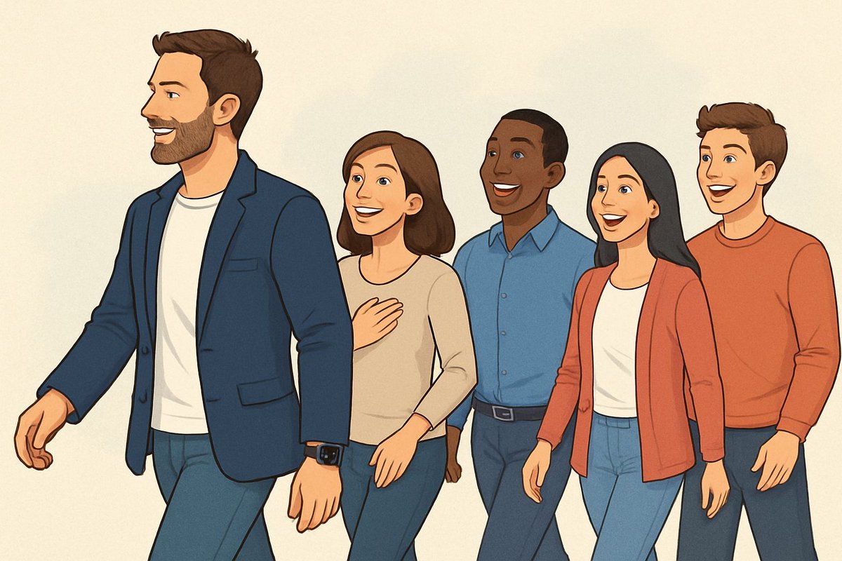 jayhidalgo's tweet image. Great leaders don’t have to work at gaining followers. People follow leaders who...
-Stay on mission
-Care deeply
-Do what is right

...consistently.