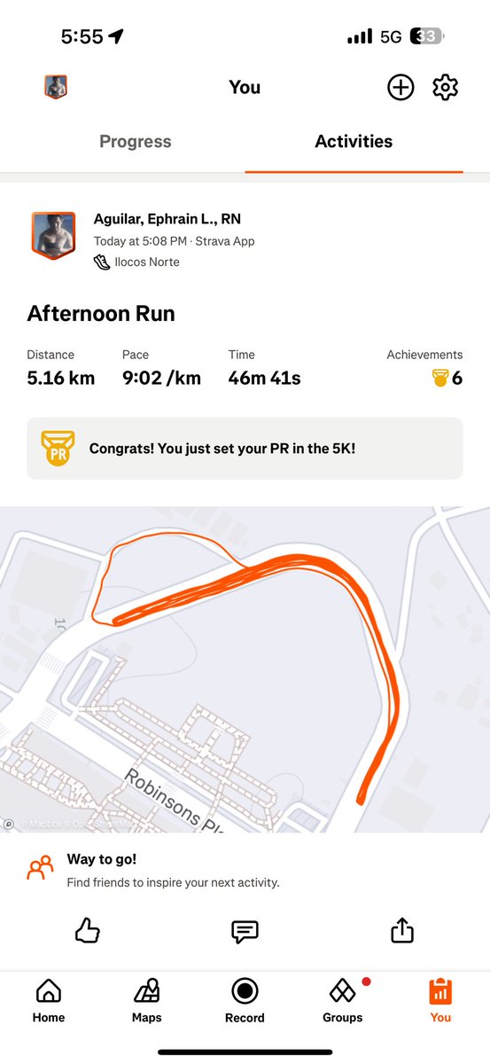 imrain_eph's tweet photo. after gym (AF san nicolas, ilocos norte) ng more than an hour. run naman na mas maraming walk. Cardio ba. Di ba. Saba. Eme. Hahaha https://t.co/Q39NhAn6Nd