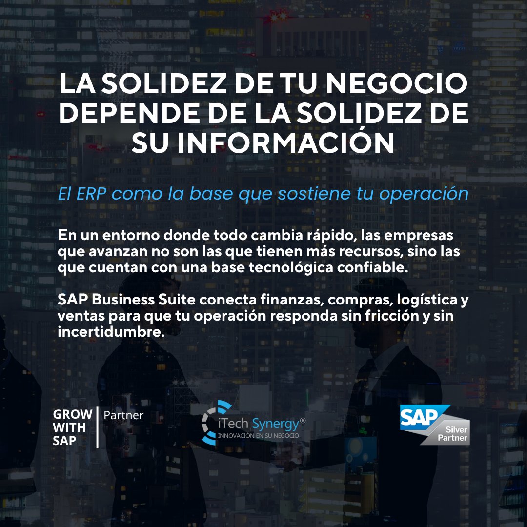 i_TechSynergy's tweet image. ¿Tu empresa está lista para avanzar más rápido? 🚀

Un #ERP es la base para automatizar 🤖, anticipar 🔎 y escalar 📈 tu operación con decisiones más claras.

Descubre por qué es una ventaja estratégica:
🔗 bit.ly/4nbYfOa

#iTechSynergy #SAP #Innovacion #Manufactura