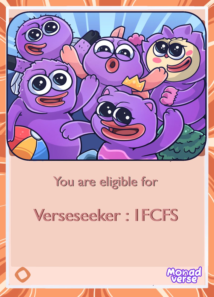 Ya tenemos el checker de <a href="/monadverse/">Monadverse ⨀</a> ✅

Se va acercando la mainnet de MONAD y por acá elegible para un mint FCFS 🫡

Les dejo el link: (No hace falta conectar)
🔗 monadverse.land/whitelist

¿Cómo les fue? 💬