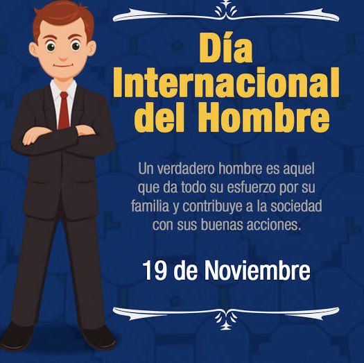 Felicidades a todos los hombres que cambian el mundo, empezando en casa