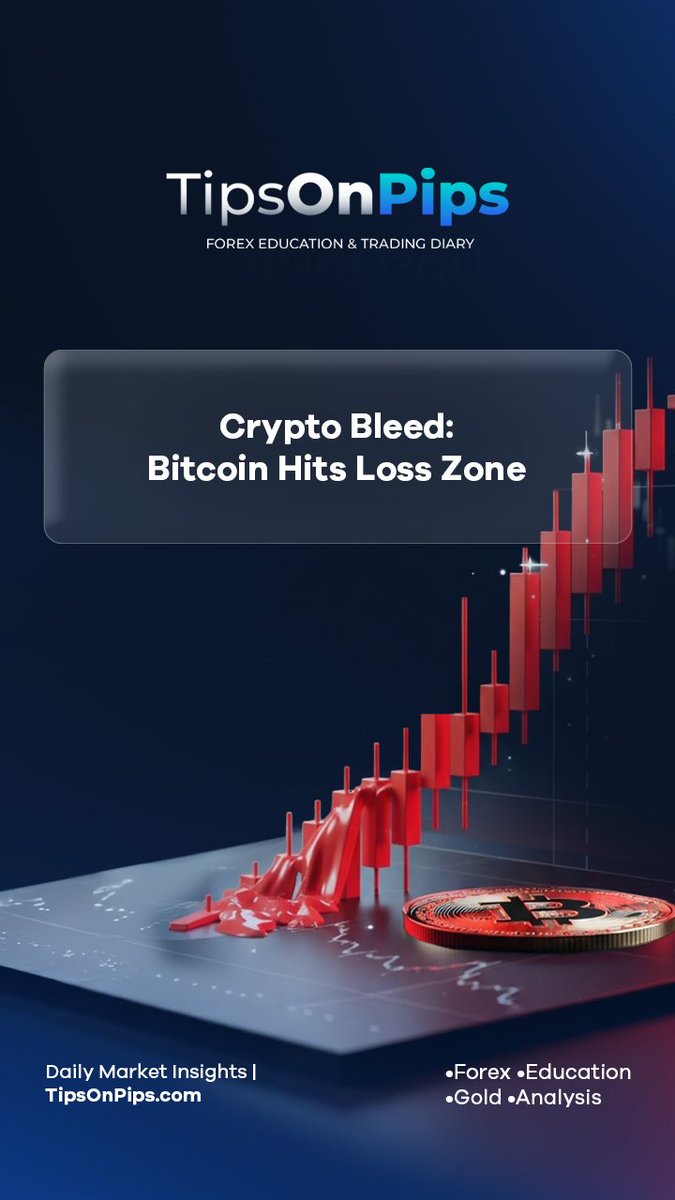 tipsonpips_'s tweet image. Bitcoin’s surge has reversed, pushing many investors in US ETFs into the red. The average purchase cost across inflows is around $89,600,  a level now breached, leaving most new entrants facing losses.
Even so, coins bought between $40K–$70K still show gains. 

The sharp decline…