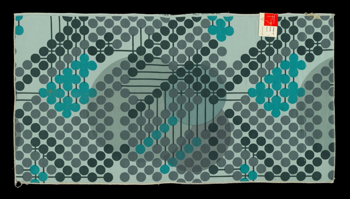 luusssso's tweet image. 1950s textile designs by legendary architect Frank Lloyd Wright