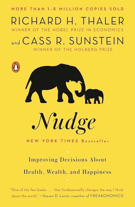 KirkDBorne's tweet image. Brilliant books on #Nudge Theory and #BehavioralScience — by @RobertCialdini  &amp;amp; Nobel Prize-winning economist @R_Thaler
 
&amp;gt;Nudge: amzn.to/2RFw4d8
&amp;gt;Pre-Suasion: amzn.to/2J3rEsw
&amp;gt;Influence: amzn.to/3QfOsao
————
#Neuroscience #DecisionScience #Martech #AdTech