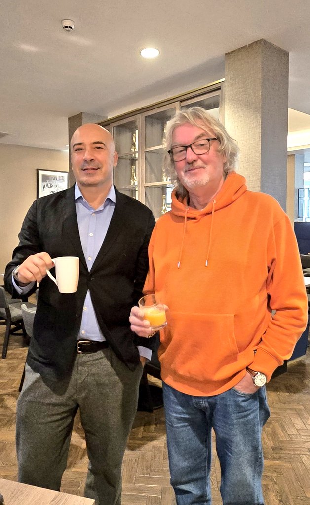 Just ran into <a href="/MrJamesMay/">James May</a>. No car was involved.
Naturally, we discussed engineering, social connection, <a href="/LonelinessStudy/">Measuring Loneliness in UK (INTERACT) Study</a> &amp; existential dread over coffee. Nice chap. Zero May-hem was caused. Gone in 60 seconds.