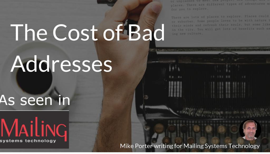 PMCmike's tweet image. Challenges in address quality can lead to   non-compliance with regulations, attracting fines, and added costs.
Read more 👉 lttr.ai/AlMjZ

#AddressQuality #Mail #MailingSystemsTechnology