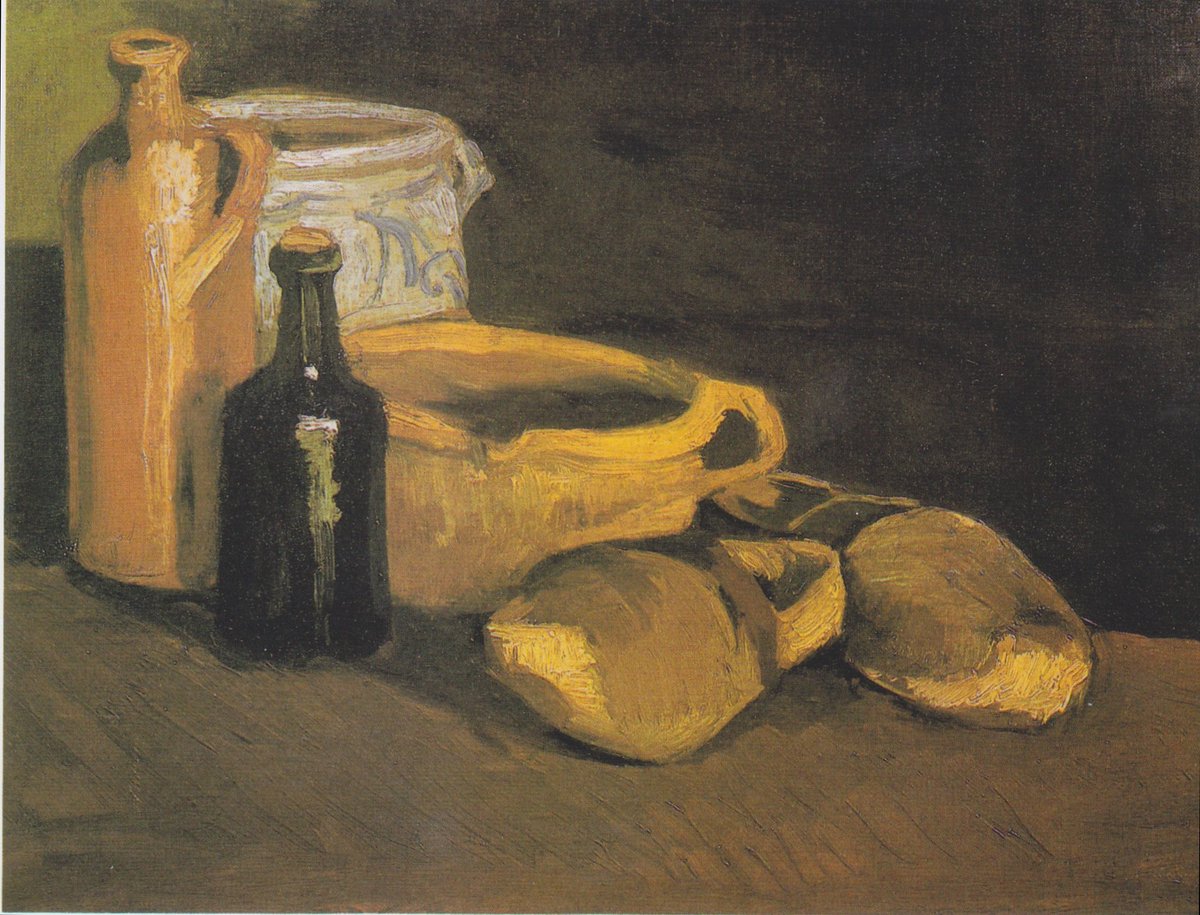 JamesIacobus's tweet image. Still Life with Clogs and Pots
By Vincent van Gogh 
#art #paintings