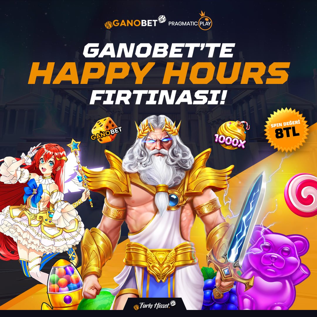 GANOBET İLE DEV HAPPY HOURS BAŞLIYOR!

🗓 20 Kasım 00:00 – 23:59 arasında yapacağınız yatırımlarla, PragmaticPlay’in EN POPÜLER oyunlarında yüksek değerli Free Spin kazanabilirsiniz!

📌 1.000TL ve üzeri yatırımlarınıza 1000x'e kadar Free Spin fırsatını kaçırmayın!