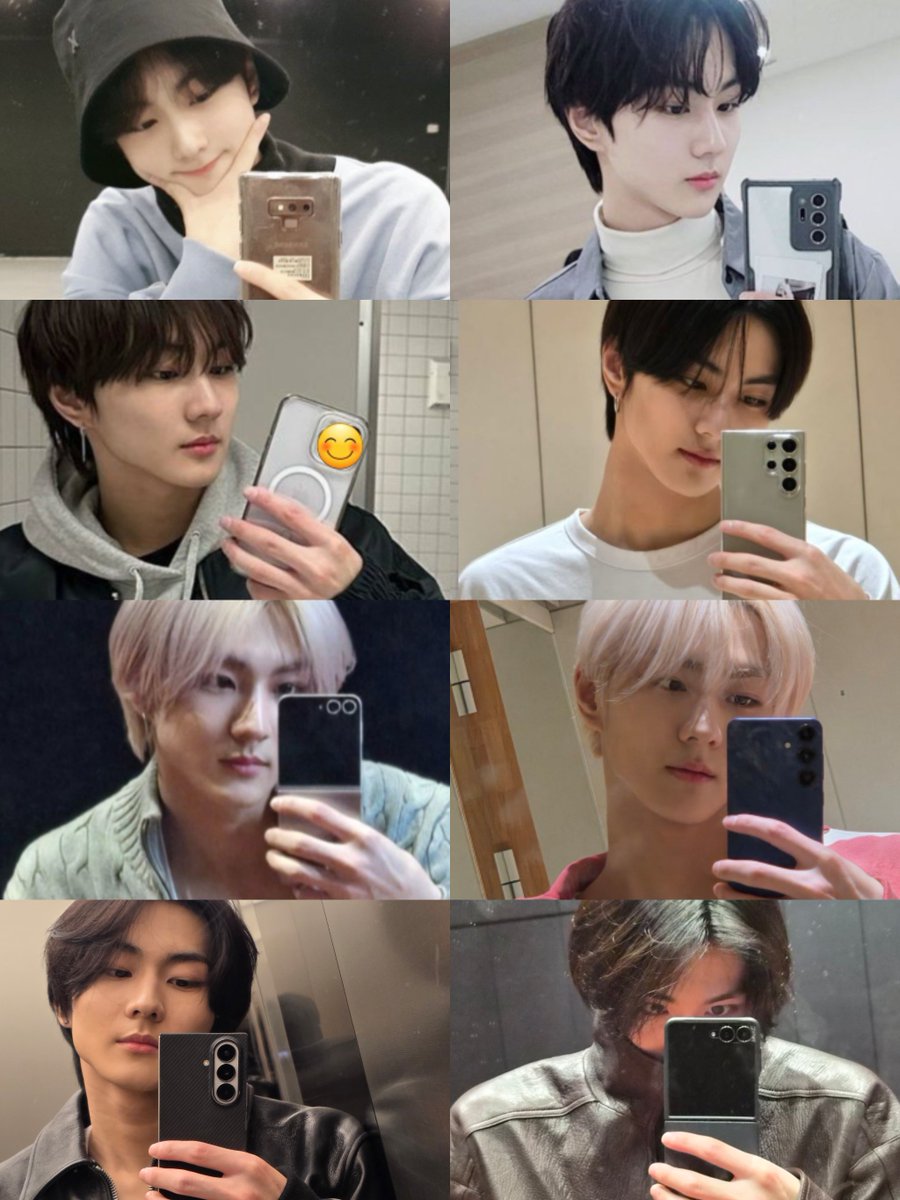 woncattos's tweet image. THE #JUNGWON PHONES THRU THE YEARS 📱🌟

Galaxy Note 9 ➡️ Galaxy Note 20 Mystic White ➡️ iPhone 14 Pro Max Silver ➡️ Galaxy s23 Ultra Black ➡️ S24 Ultra Titanium Gray ➡️ Z Flip 6 Silver Shadow ➡️ Galaxy 25+ Navy ➡️Galaxy Z Fold 7 Silver Shadow ➡️  Galaxy Flip 7 Jet Black 🌟